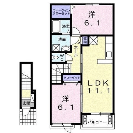 セイバリーIの物件間取画像